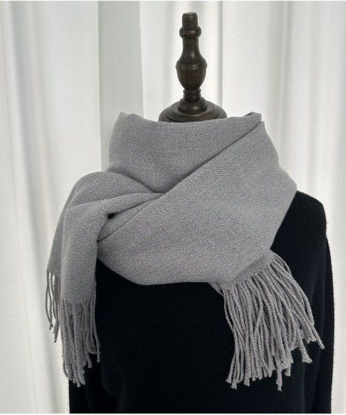 REBALANCE（リバランス）の「無地マフラー（マフラー・レディース・O/J/H/A/E/D/I/G/B/N/M/L/K・FREE）」の6枚目の写真