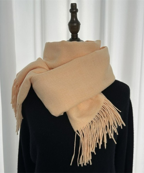 REBALANCE（リバランス）の「無地マフラー（マフラー・レディース・O/J/H/A/E/D/I/G/B/N/M/L/K・FREE）」の7枚目の写真