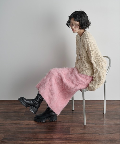 THE YOn(ザヨン)の「バックジッププラットロングブーツ(ブーツ・レディース・ブラック/ブラウン・37/38/39)」の11枚目の写真