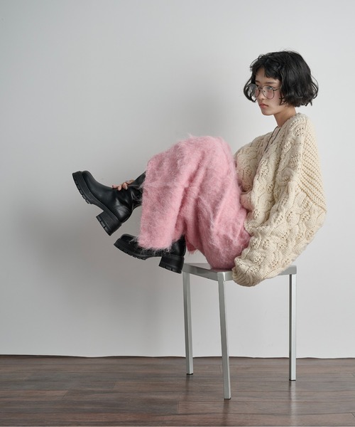THE YOn(ザヨン)の「バックジッププラットロングブーツ(ブーツ・レディース・ブラック/ブラウン・37/38/39)」の13枚目の写真