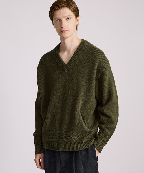 セール】Nicholas Low Gage V Neck Sweater（ニット/セーター