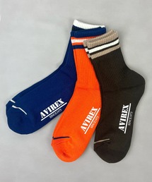 AVIREX | 【AVIREX】アビレックス クルーソックス 3足セット A157(ソックス/靴下)