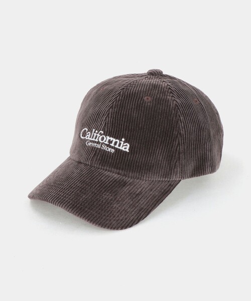 California General Store（California General Store）の「＜CGS.＞コーデュロイ ロゴキャップ（キャップ・メンズ・ネイビー/ダークブラウン/オフホワイト・FREE）」の7枚目の写真