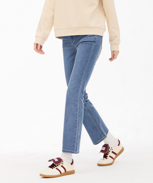 CHASECULT(チェイスカルト)の「女性ヒドゥンバンディングブーツカットエージン-スカイブルー(デニムパンツ・レディース・ブルー・70/74/67/76)」の2枚目の写真