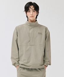 共用ストレッチハイネックアノラックTシャツ-DERU5119B0X