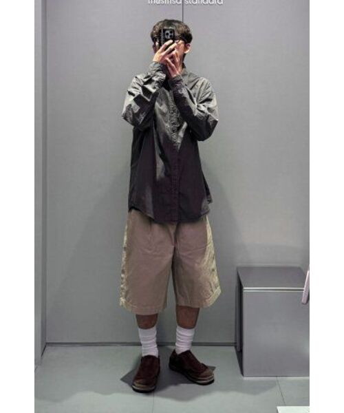 MUSINSA STANDARD（ムシンサスタンダード）の「リラックスドピグメントシャツ [ダークグレー]（シャツ/ブラウス・メンズ・その他・MEDIUM/LARGE/X-LARGE/XX-LARGE）」の9枚目の写真