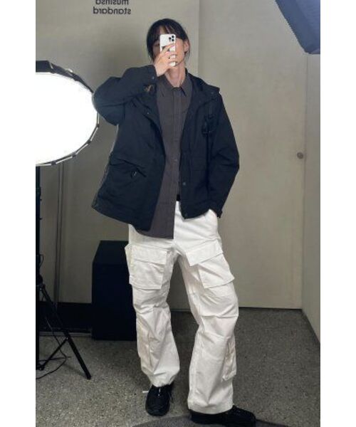 MUSINSA STANDARD（ムシンサスタンダード）の「リラックスドピグメントシャツ [ダークグレー]（シャツ/ブラウス・メンズ・その他・MEDIUM/LARGE/X-LARGE/XX-LARGE）」の10枚目の写真