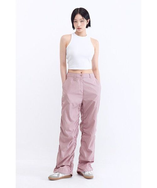 MUSINSA STANDARD WOMAN（ムシンサスタンダードウーマン）の「ウィメンズワイドシャーリングパンツ[ダスティピンク]（その他パンツ・レディース・その他・24/26/28/30）」の12枚目の写真