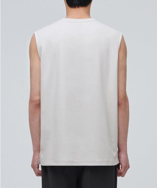 MUSINSA STANDARD（ムシンサスタンダード）の「リラックスドスリーブレストップ [ダスティクリーム]（Tシャツ/カットソー・メンズ・その他・XX-LARGE/XXX-LARGE/SMALL/MEDIUM/LARGE/X-LARGE）」の3枚目の写真