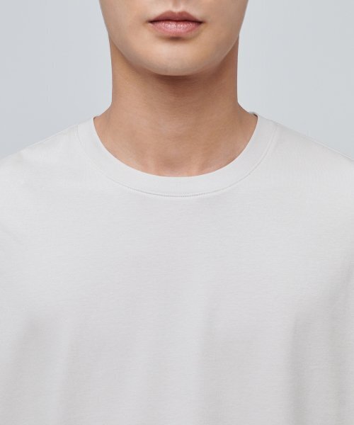 MUSINSA STANDARD（ムシンサスタンダード）の「リラックスドスリーブレストップ [ダスティクリーム]（Tシャツ/カットソー・メンズ・その他・XX-LARGE/XXX-LARGE/SMALL/MEDIUM/LARGE/X-LARGE）」の4枚目の写真