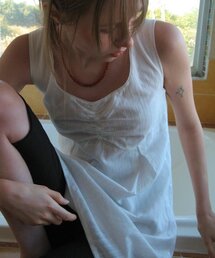 SINOON（シヌーン）の「LACE SLEEVELESS DRESS (WHITE)（ワンピース）」