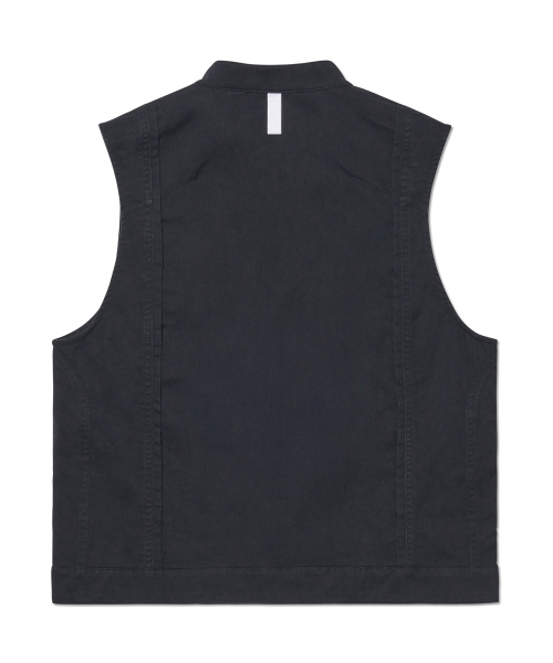 NOMANUAL（NOMANUAL）の「CURVED VEST - WASHED BLACK（ベスト・レディース・その他・SMALL/MEDIUM/LARGE）」の2枚目の写真