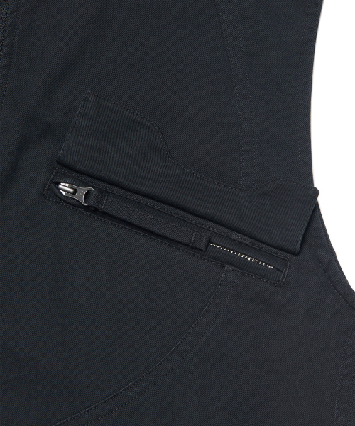 NOMANUAL（NOMANUAL）の「CURVED VEST - WASHED BLACK（ベスト・レディース・その他・SMALL/MEDIUM/LARGE）」の7枚目の写真