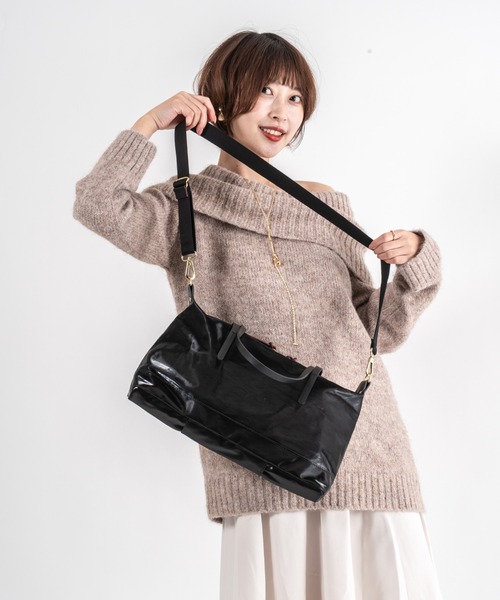 Jack Gomme（ジャックゴム）の「【JACK GOMME】ショルダーバッグ　ANAIS Sac baguette（ショルダーバッグ・レディース・ブラック・FREE）」の22枚目の写真