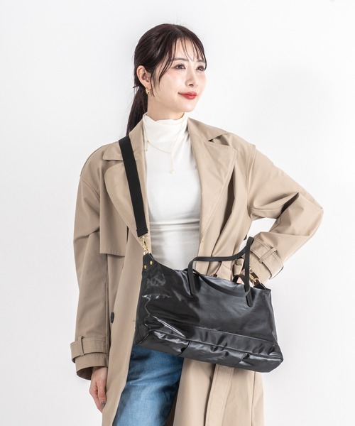 Jack Gomme（ジャックゴム）の「【JACK GOMME】ショルダーバッグ　ANAIS Sac baguette（ショルダーバッグ・レディース・ブラック・FREE）」の11枚目の写真