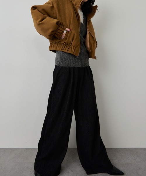 HANNE（アン）の「ウォーミーワイドパンツ（その他パンツ・レディース・ブラック/ネイビー・S/M）」の11枚目の写真