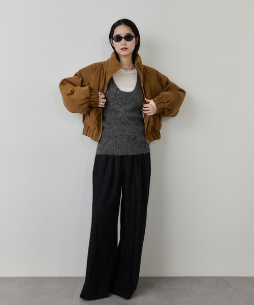 HANNE（アン）の「ウォーミーワイドパンツ（その他パンツ・レディース・ブラック/ネイビー・S/M）」の9枚目の写真