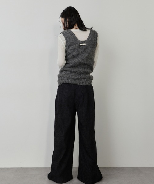 HANNE（アン）の「ウォーミーワイドパンツ（その他パンツ・レディース・ブラック/ネイビー・S/M）」の15枚目の写真