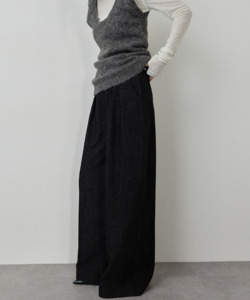 HANNE（アン）の「ウォーミーワイドパンツ（その他パンツ・レディース・ブラック/ネイビー・S/M）」の14枚目の写真