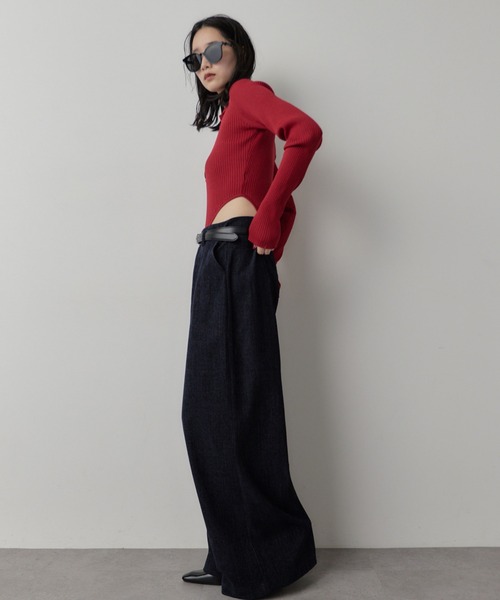 HANNE（アン）の「ウォーミーワイドパンツ（その他パンツ・レディース・ブラック/ネイビー・S/M）」の5枚目の写真