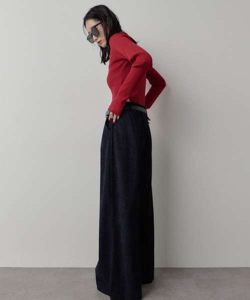 HANNE（アン）の「ウォーミーワイドパンツ（その他パンツ・レディース・ブラック/ネイビー・S/M）」の6枚目の写真