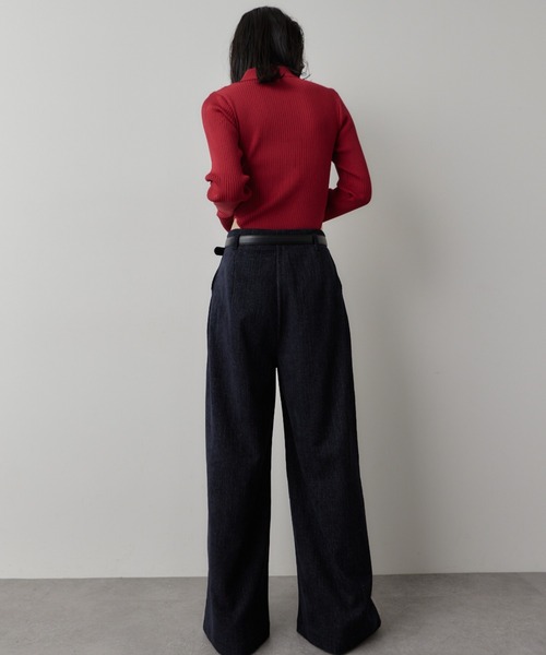 HANNE（アン）の「ウォーミーワイドパンツ（その他パンツ・レディース・ブラック/ネイビー・S/M）」の7枚目の写真