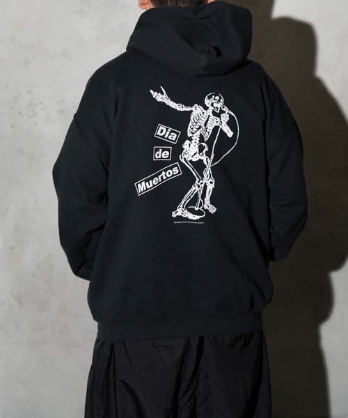 セール】JERZEES / ジャージーズ 'DIA DE MUERTOS' PULL HOODIE スカル