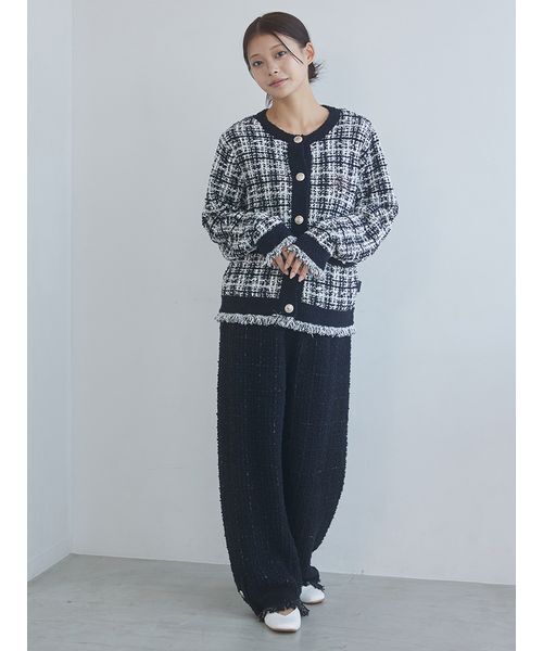 新品gelatopiqué【JOEL ROBUCHON】ツイードモコロングパンツ gelato pique｜【JOEL ROBUCHON】【HOMME】ツイードモコロングパンツ