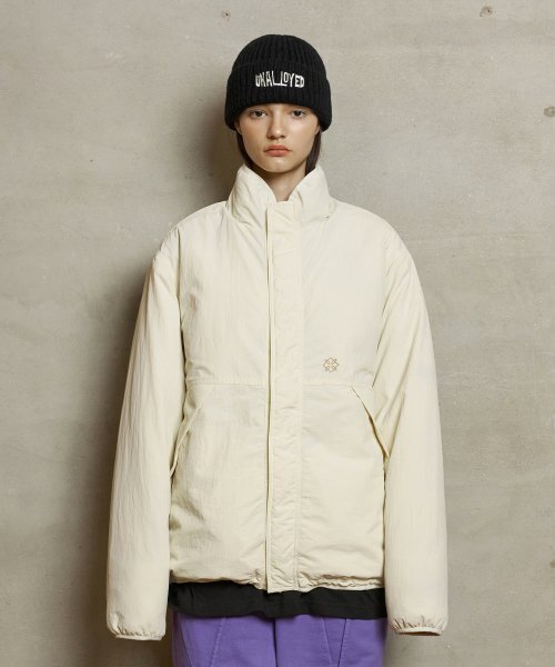 UNALLOYED（アナロイド）の「リバーシブルフリースジャケット / アイボリー（その他アウター・レディース・その他・LARGE/SMALL）」の3枚目の写真