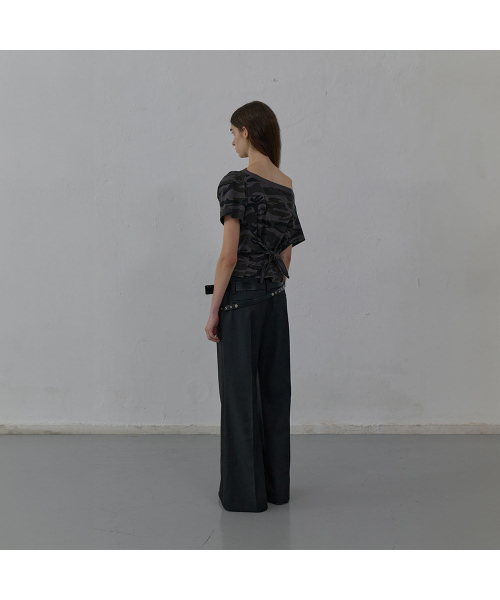 LCDC TM(エルシーディーシーティーエム)の「BELTED TAILORED TROUSERS (BLACK)(スラックス・レディース・その他・SMALL/MEDIUM)」の4枚目の写真