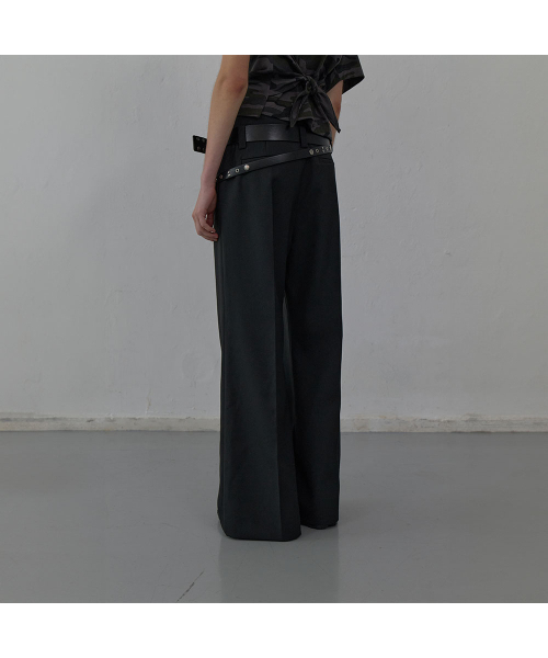 LCDC TM(エルシーディーシーティーエム)の「BELTED TAILORED TROUSERS (BLACK)(スラックス・レディース・その他・SMALL/MEDIUM)」の7枚目の写真