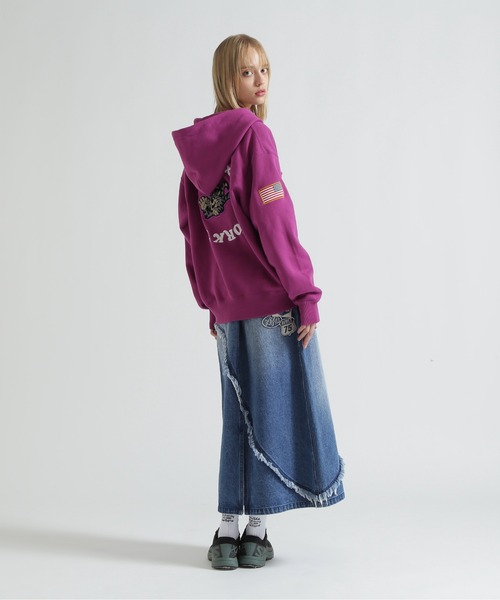 ダイヤのA 沢村 天国うまれ パーカー SAGARA CIRCLE LOGO TOMCAT ZIP PARKA（パーカー）｜AVIREX