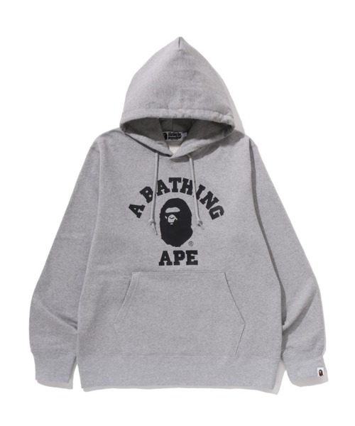 A BATHING APE（アベイシングエイプ）の「COLLEGE PULLOVER HOODIE（パーカー・メンズ・ブラック/オリーブ/グレー・XXX-LARGE/MEDIUM/XX-LARGE/LARGE/SMALL/X-LARGE）」の2枚目の写真