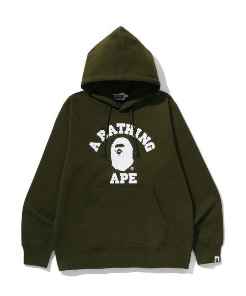 A BATHING APE（アベイシングエイプ）の「COLLEGE PULLOVER HOODIE（パーカー・メンズ・ブラック/オリーブ/グレー・XXX-LARGE/MEDIUM/XX-LARGE/LARGE/SMALL/X-LARGE）」の3枚目の写真