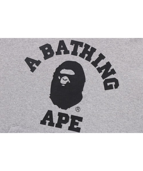A BATHING APE（アベイシングエイプ）の「COLLEGE PULLOVER HOODIE（パーカー・メンズ・ブラック/オリーブ/グレー・XXX-LARGE/MEDIUM/XX-LARGE/LARGE/SMALL/X-LARGE）」の8枚目の写真