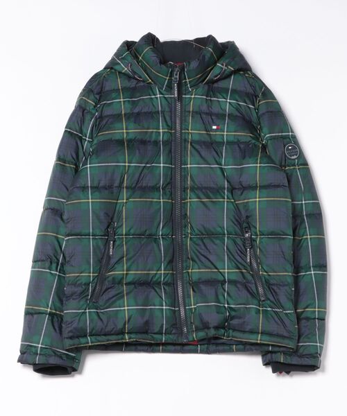 TOMMY HILFIGER（トミーヒルフィガー）の「TOMMY HILFIGER 中綿ジップジャケット（ダウンジャケット/コート・メンズ・ネイビー系1/ダークグリーン/ネイビー/トリコロール/ワインレッド/チャコールグレー/ブラック/ダークブラウン・SMALL/MEDIUM/X-LARGE/LARGE/XX-LARGE）」の7枚目の写真