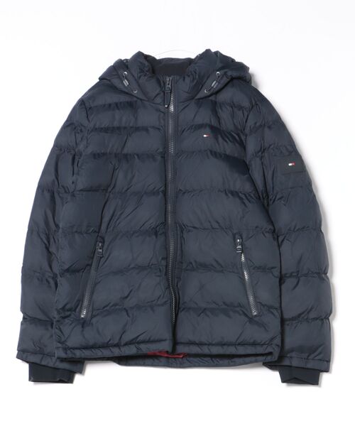 TOMMY HILFIGER（トミーヒルフィガー）の「TOMMY HILFIGER 中綿ジップジャケット（ダウンジャケット/コート・メンズ・ネイビー系1/ダークグリーン/ネイビー/トリコロール/ワインレッド/チャコールグレー/ブラック/ダークブラウン・SMALL/MEDIUM/X-LARGE/LARGE/XX-LARGE）」の6枚目の写真