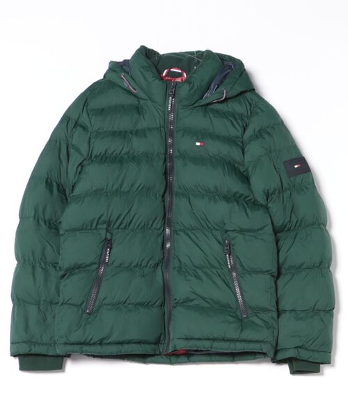 トミーヒルフィガーのオリーブグリーン ダウンコート 110cm~ トミー