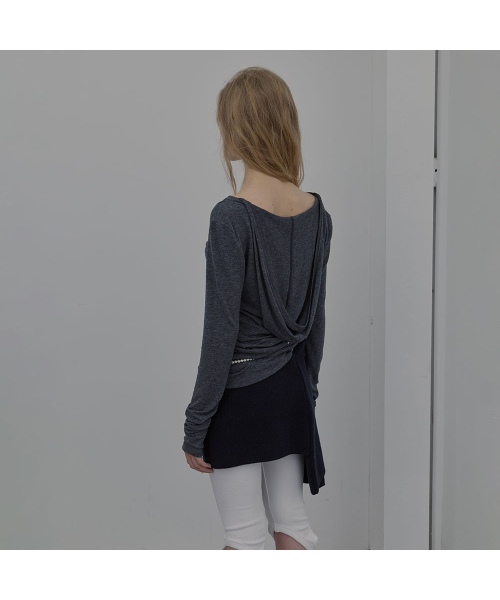 LCDC TM(エルシーディーシーティーエム)の「DART-DETAIL HOODIE (MELANGE GREY)(パーカー・レディース・その他・SMALL/MEDIUM)」の5枚目の写真