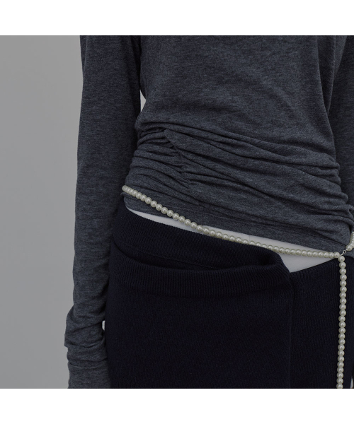 LCDC TM(エルシーディーシーティーエム)の「DART-DETAIL HOODIE (MELANGE GREY)(パーカー・レディース・その他・SMALL/MEDIUM)」の9枚目の写真