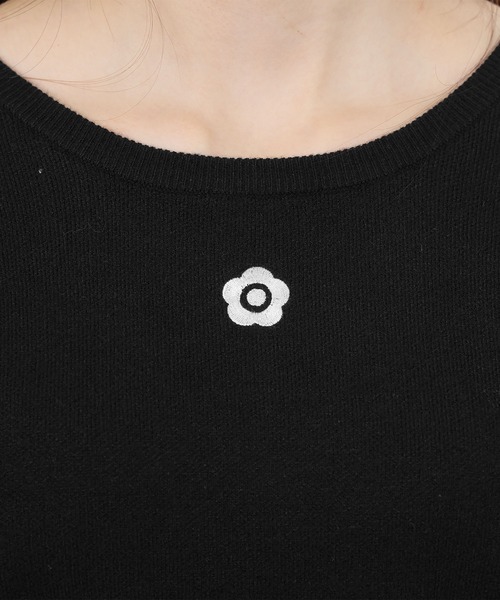 MARY QUANT（マリークワント）の「バックリボンニット プルオーバー（ニット/セーター・レディース・ブラック/ブラック×ホワイト/レッド・M）」の17枚目の写真