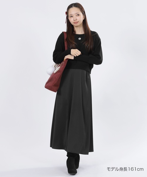 バックリボンニット プルオーバー（ニット/セーター）｜MARY QUANT