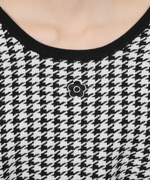 MARY QUANT（マリークワント）の「バックリボンニット プルオーバー（ニット/セーター・レディース・ブラック/ブラック×ホワイト/レッド・M）」の21枚目の写真