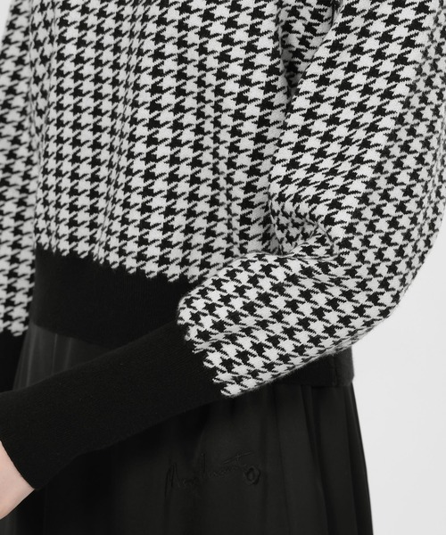 MARY QUANT（マリークワント）の「バックリボンニット プルオーバー（ニット/セーター・レディース・ブラック/ブラック×ホワイト/レッド・M）」の12枚目の写真