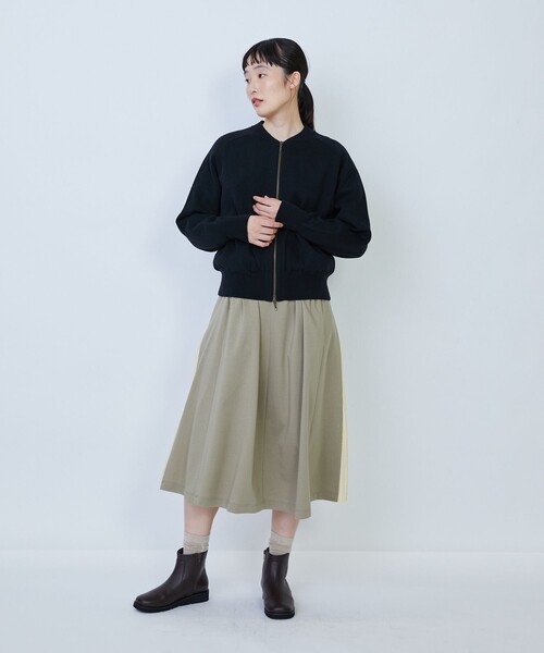 LOISIR(ロワズィール)の「コットン接結編みニットブルゾン(カーディガン/ボレロ・レディース・ブラック/ブルー/モカ・FREE)」の17枚目の写真
