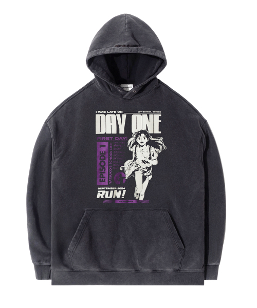 QT8 GARMENTS(キューティーエイトガーメント)の「RG Day-1 SP Washed Hoodie (Black)(パーカー・レディース・その他・MEDIUM/LARGE/X-LARGE)」の3枚目の写真