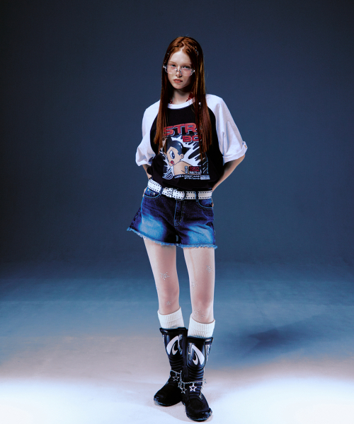 MAINBOOTH（メインブース）の「[アトム] アトミックTシャツ(ネイビー)（Tシャツ/カットソー・レディース・その他・1/2/3）」の22枚目の写真
