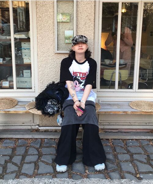MAINBOOTH（メインブース）の「[アトム] アトミックTシャツ(ネイビー)（Tシャツ/カットソー・レディース・その他・1/2/3）」の14枚目の写真