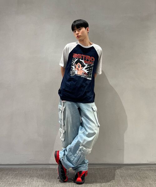 MAINBOOTH（メインブース）の「[アトム] アトミックTシャツ(ネイビー)（Tシャツ/カットソー・レディース・その他・1/2/3）」の9枚目の写真