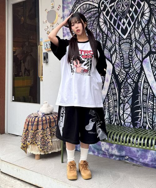 MAINBOOTH（メインブース）の「[アトム] アトミックTシャツ(ネイビー)（Tシャツ/カットソー・レディース・その他・1/2/3）」の7枚目の写真